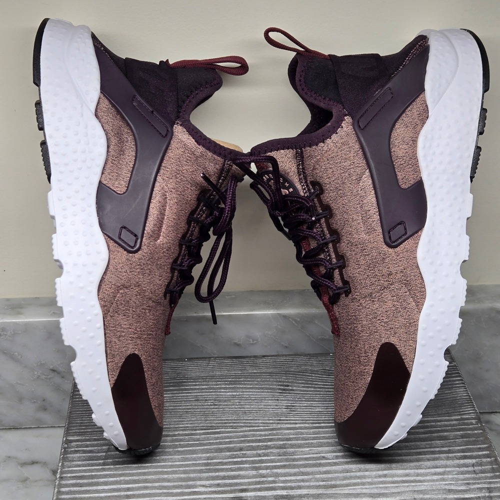 Nike Air Huarache Sneakers Womens Sz 8.5 Port Wine Ultra Running Shoes Excellent - Picture 2 of 11